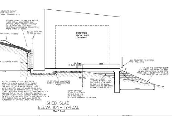 Drafting of plans for residential structures