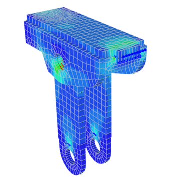 Finite Element Analysis of steel structures