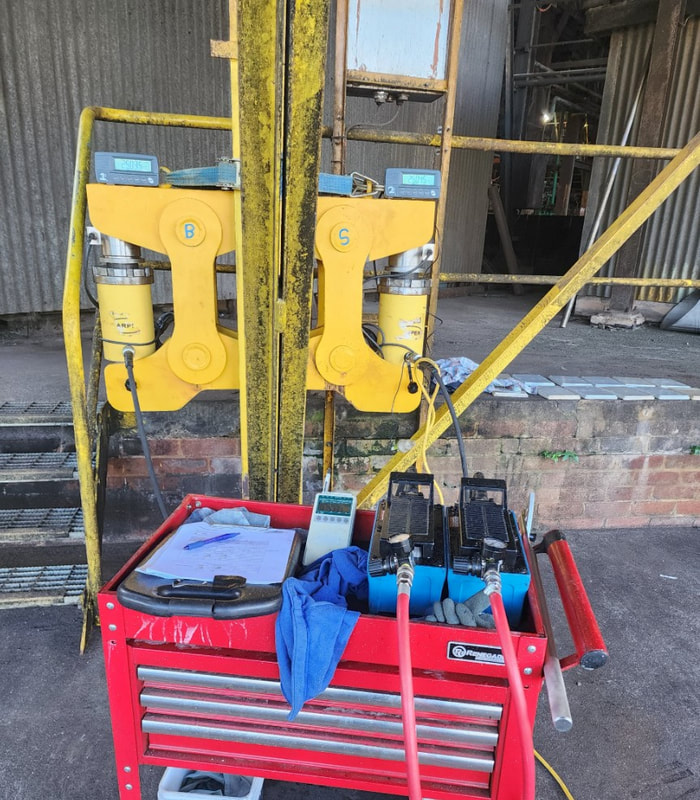 On site calibration of bolt on strain gauges