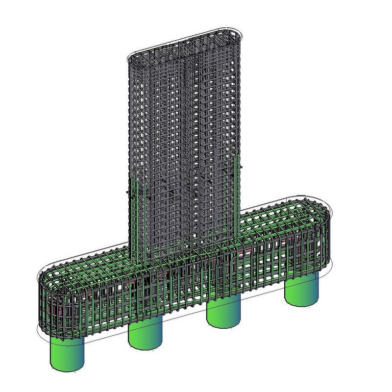 three dimensional design  and modelling of concrete reinforcement